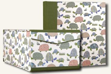 photo album and photo box "turtles"